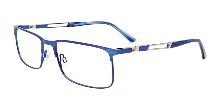 Takumi TK1216 Eyeglasses with Clip-on Sunglasses | Size 59 / Blue