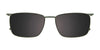 Takumi TK1217 Eyeglasses with Clip-on Sunglasses | Size 55 / Clip Only (Color №060)