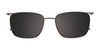 Takumi TK1219 Eyeglasses with Clip-on Sunglasses | Size 52 / Brown & Blue