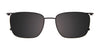 Takumi TK1219 Eyeglasses with Clip-on Sunglasses | Size 52 / Brown & Blue
