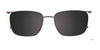 Takumi TK1219 Eyeglasses with Clip-on Sunglasses | Size 52 / Clip Only (Color №020)
