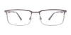 Takumi TK1220 Eyeglasses with Clip-on Sunglasses | Size 54 / Satin Steel