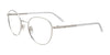 Takumi TK1221 Eyeglasses with Clip-on Sunglasses | Size 49 / Satin Silver