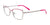 Takumi TK1222 Eyeglasses with Clip-on Sunglasses | Size 47 / Steel & Fuchsia