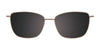 Takumi TK1222 Eyeglasses with Clip-on Sunglasses | Size 47 / Light Lilac & Lilac
