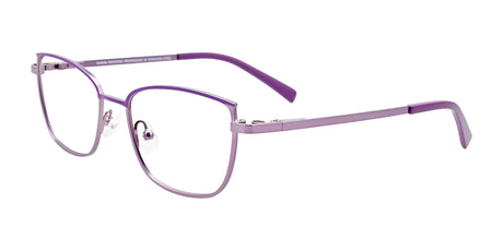 Takumi TK1222 Eyeglasses with Clip-on Sunglasses Light Lilac & Lilac