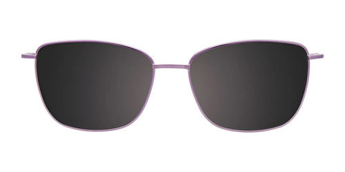 Takumi TK1222 Eyeglasses with Clip-on Sunglasses / Size 47 / Light Lilac & Lilac