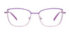 Takumi TK1222 Eyeglasses with Clip-on Sunglasses | Size 47 / Light Lilac & Lilac