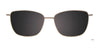 Takumi TK1222 Eyeglasses with Clip-on Sunglasses | Size 47 / Clip Only (Color №030)