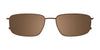 Takumi TK1223 Eyeglasses with Clip-on Sunglasses | Size 52 / Black & Dark Green