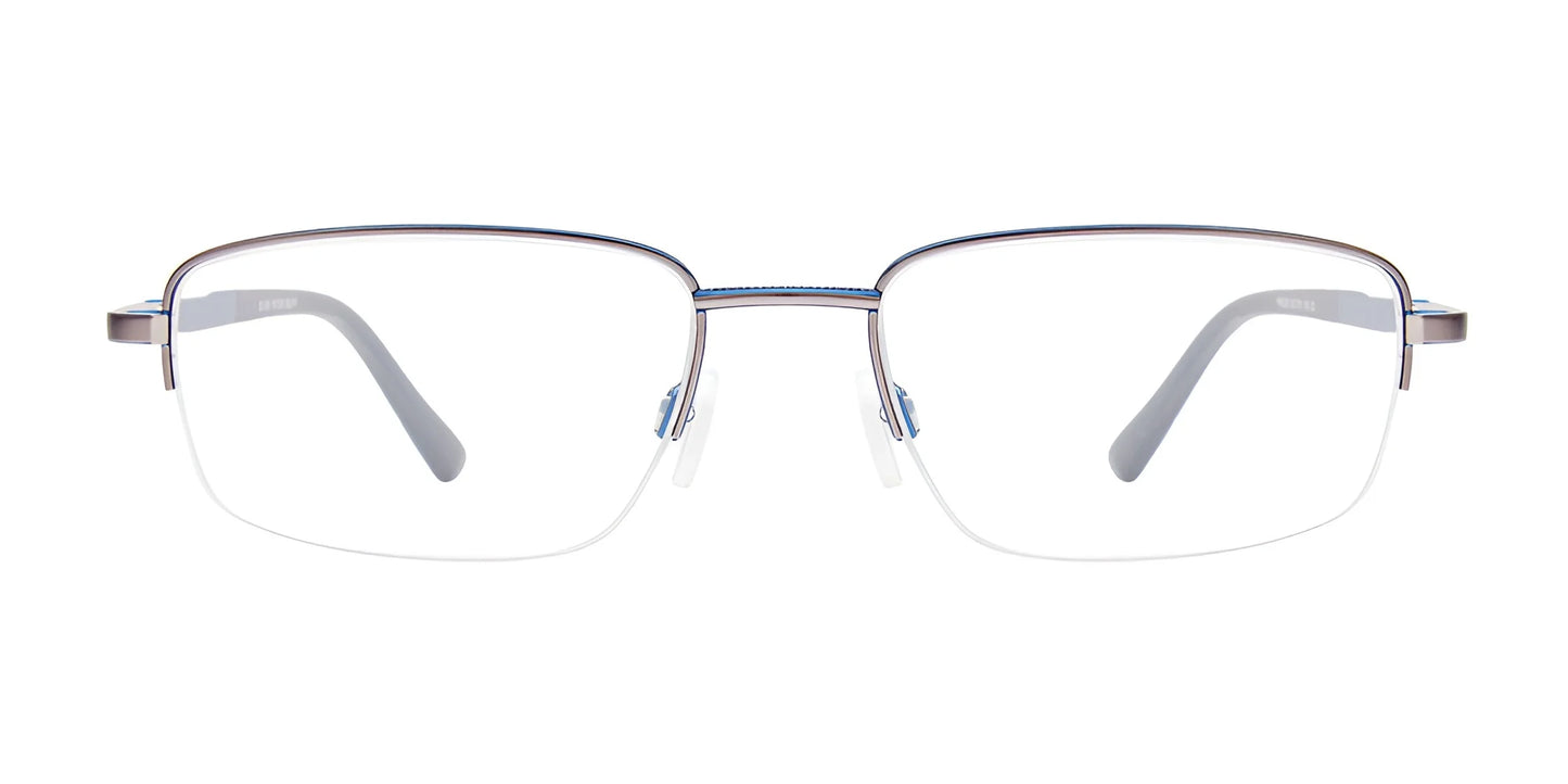 Takumi TK1223 Eyeglasses with Clip-on Sunglasses | Size 52