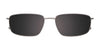 Takumi TK1223 Eyeglasses with Clip-on Sunglasses | Size 52 / Black & Dark Green