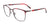 Takumi TK1224 Eyeglasses with Clip-on Sunglasses | Size 51 / Steel & Red Tort/Red Tort
