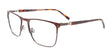 Takumi TK1225 Eyeglasses with Clip-on Sunglasses Tortoise Brown