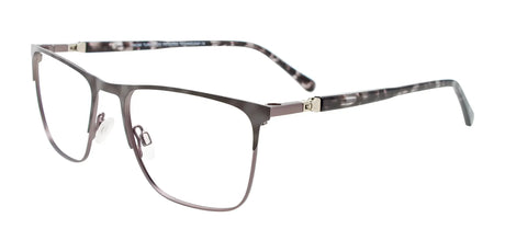 Takumi TK1225 Eyeglasses with Clip-on Sunglasses Tortoise Grey