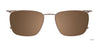 Takumi TK1225 Eyeglasses with Clip-on Sunglasses | Size 53 / Clip Only (Color №010)