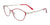 Takumi TK1226 Eyeglasses with Clip-on Sunglasses | Size 52 / Red & Steel