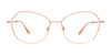 Takumi TK1227 Eyeglasses with Clip-on Sunglasses | Size 57 / Light Copper & Light Pink