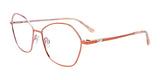 Takumi TK1227 Eyeglasses with Clip-on Sunglasses Light Copper & Light Pink