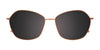 Takumi TK1227 Eyeglasses with Clip-on Sunglasses | Size 57 / Clip Only (Color №040)