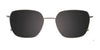 Takumi TK1228 Eyeglasses with Clip-on Sunglasses | Size 53 / Light Brown & Gold