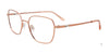 Takumi TK1228 Eyeglasses with Clip-on Sunglasses | Size 53 / Satin Pink Gold