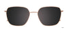 Takumi TK1228 Eyeglasses with Clip-on Sunglasses | Size 53 / Light Brown & Gold