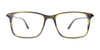 Takumi TK1229 Eyeglasses with Clip-on Sunglasses | Size 54 / Black & Tort