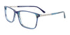 Takumi TK1229 Eyeglasses with Clip-on Sunglasses | Size 54 / Blue & Tort