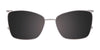 Takumi TK1230 Eyeglasses with Clip-on Sunglasses | Size 52 / Transparent & Brown