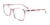 Takumi TK1230 Eyeglasses with Clip-on Sunglasses | Size 52 / Transparent & Red