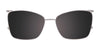 Takumi TK1230 Eyeglasses with Clip-on Sunglasses | Size 52 / Transparent & Brown