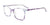 Takumi TK1230 Eyeglasses with Clip-on Sunglasses | Size 52 / Transparent & Purple