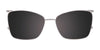 Takumi TK1230 Eyeglasses with Clip-on Sunglasses | Size 52 / Transparent & Brown