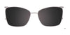 Takumi TK1230 Eyeglasses with Clip-on Sunglasses | Size 52 / Clip Only (Color №010)