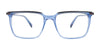 Takumi TK1231 Eyeglasses with Clip-on Sunglasses | Size 53 / Crystal Black & Burgundy