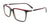 Takumi TK1231 Eyeglasses with Clip-on Sunglasses | Size 53 / Crystal Black & Burgundy