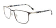 Takumi TK1232 Eyeglasses with Clip-on Sunglasses Satin Grey