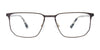 Takumi TK1232 Eyeglasses with Clip-on Sunglasses | Size 51 / Satin Black