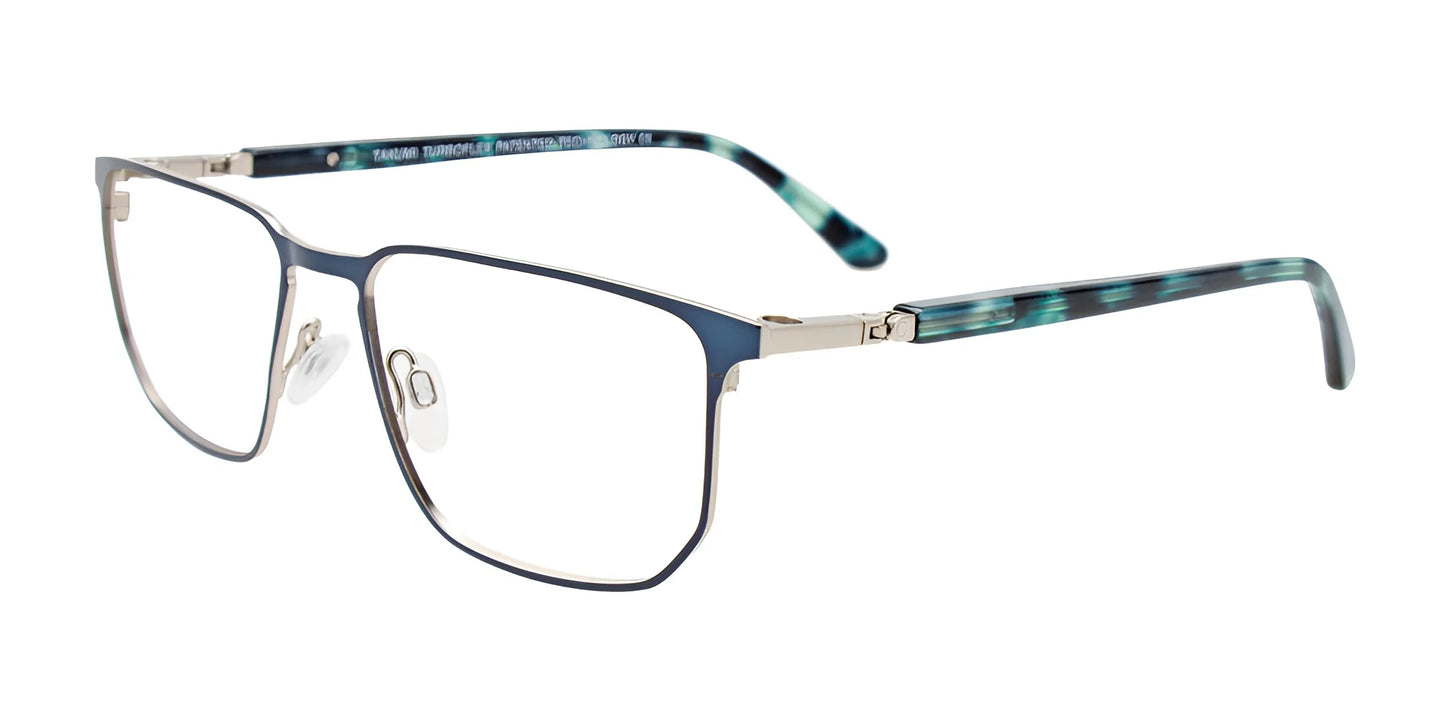 Takumi TK1232 Eyeglasses with Clip-on Sunglasses Satin Green