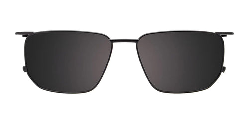 Takumi TK1232 Eyeglasses with Clip-on Sunglasses / Size 51 / Satin Black
