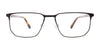Takumi TK1232 Eyeglasses with Clip-on Sunglasses | Size 51 / Satin Black