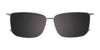 Takumi TK1233 Eyeglasses with Clip-on Sunglasses | Size 50 / Crystal Blue & Grey Tortoise