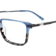 Crystal Blue & Grey Tortoise