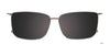 Takumi TK1233 Eyeglasses with Clip-on Sunglasses | Size 50 / Clip Only (Color №020)