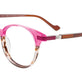 Crystal Pink/Striped Brown