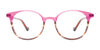 Takumi TK1234 Eyeglasses | Size 45 / Crystal Pink/Striped Brown