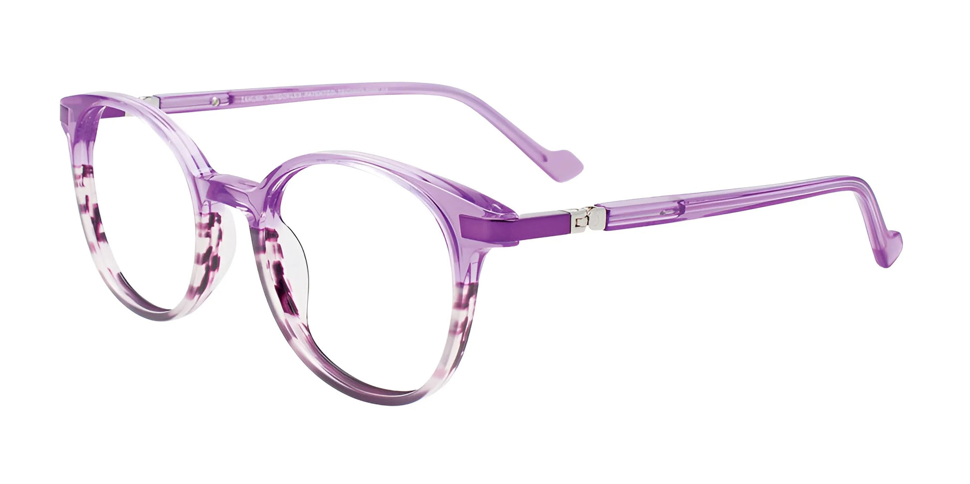 Takumi TK1234 Eyeglasses Crystal Purple / Striped Purple