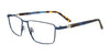 Takumi TK1235 Eyeglasses with Clip-on Sunglasses | Size 54 / Blue