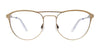 Takumi TK1236 Eyeglasses with Clip-on Sunglasses | Size 50 / Satin Dark Pink & Steel